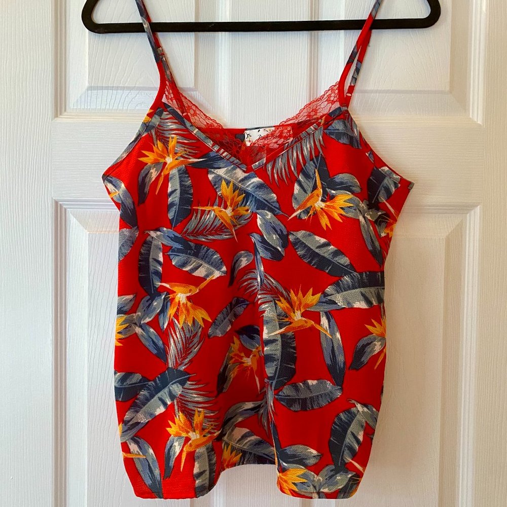 Tropical Print Cami Tank